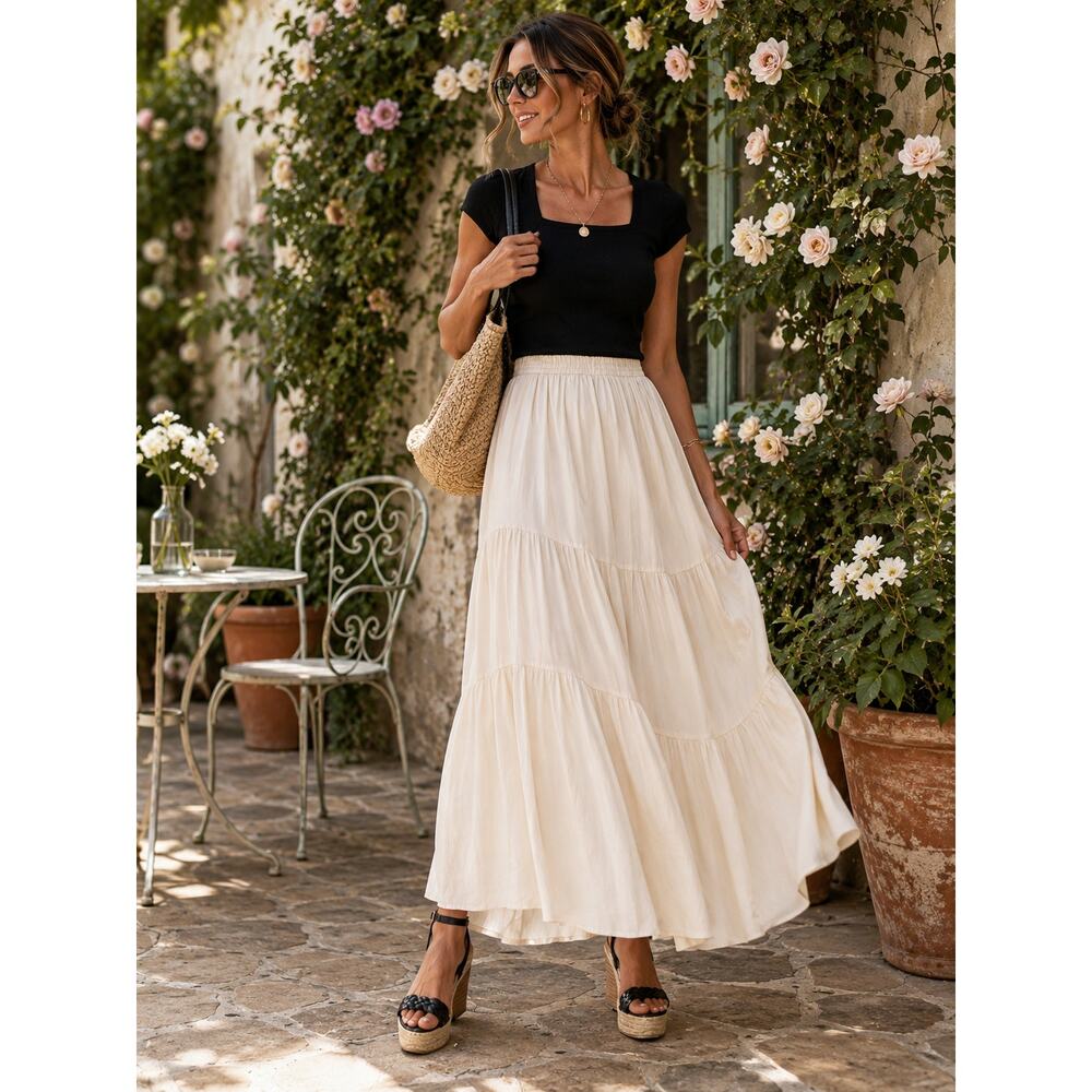 WHBM White House Black Market Womens 10M Black Leather Espadrille Wedge Sandals - Picture 9 of 10